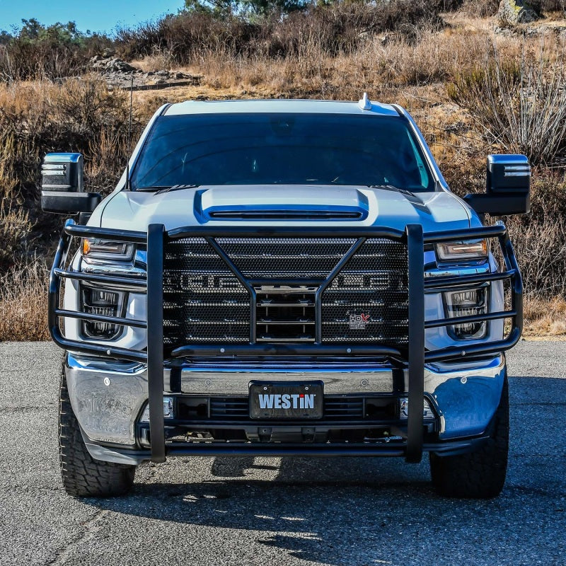 Westin 20+ Chevrolet Silverado 2500/3500 (w/Front Sensors) HDX Grille Guard - Blk