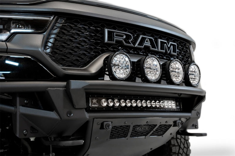 Addictive Desert Designs front bumper mounted on a Dodge RAM 1500 TRX