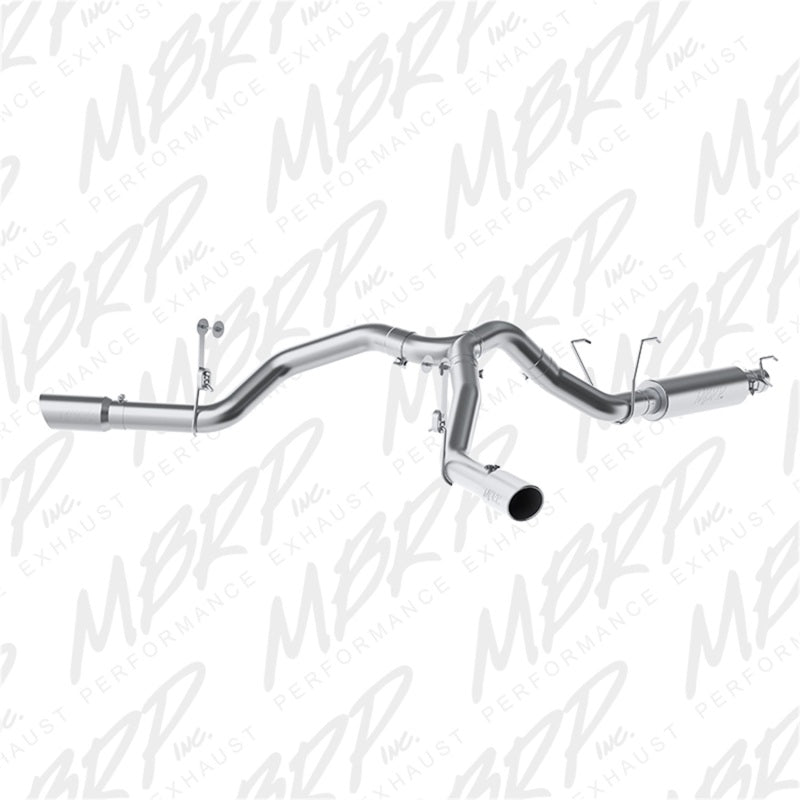 MBRP Ram 2500 6.4L 4in 409 SS Dual Side Split Outlet Cat Back Exhaust