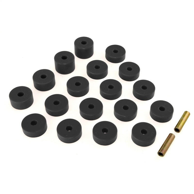 Rugged Ridge Body Mount Kit Black Jeep CJ5
