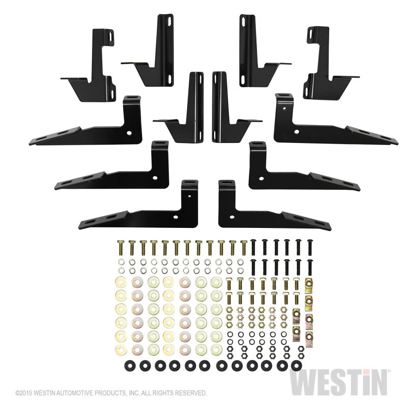 Westin 18+ Jeep Wrangler JLU 4dr R5 Nerf Step Bars - Tex. Blk