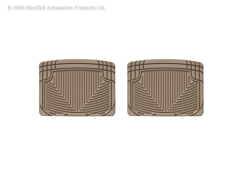 WeatherTech Mercedes-Benz 300CE Rear Rubber Mats - Tan