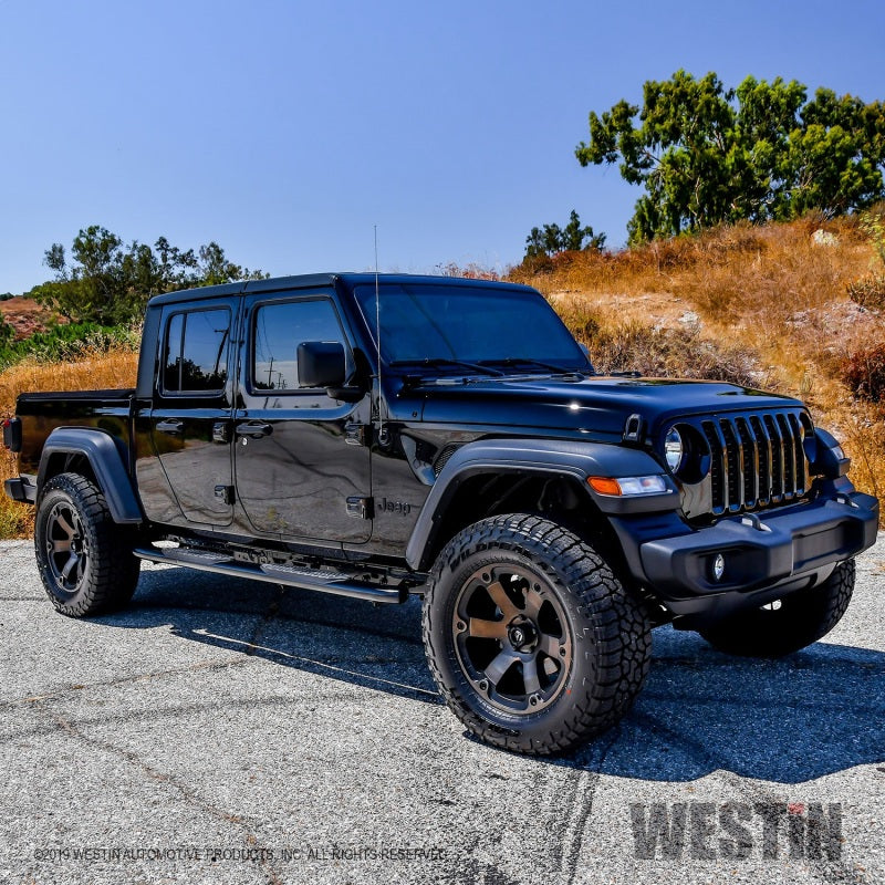 Westin Jeep Gladiator PRO TRAXX 5 WTW Oval Nerf Step Bars - Black