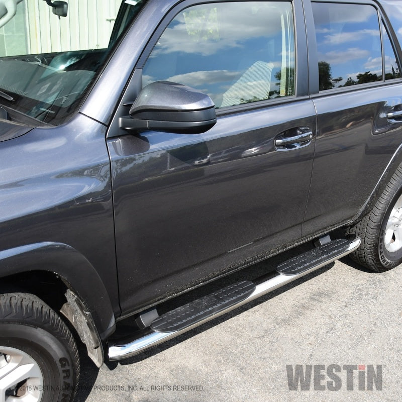 Westin 2014+ Toyota 4Runner SR5 PRO TRAXX 4 Oval Nerf Step Bars - SS
