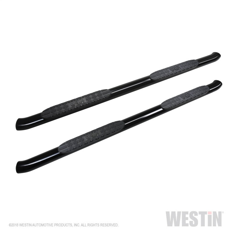Westin Chevrolet Silverado/Sierra 1500 Crew Cab Non LD PRO TRAXX 4 Oval Nerf Step Bars - Black