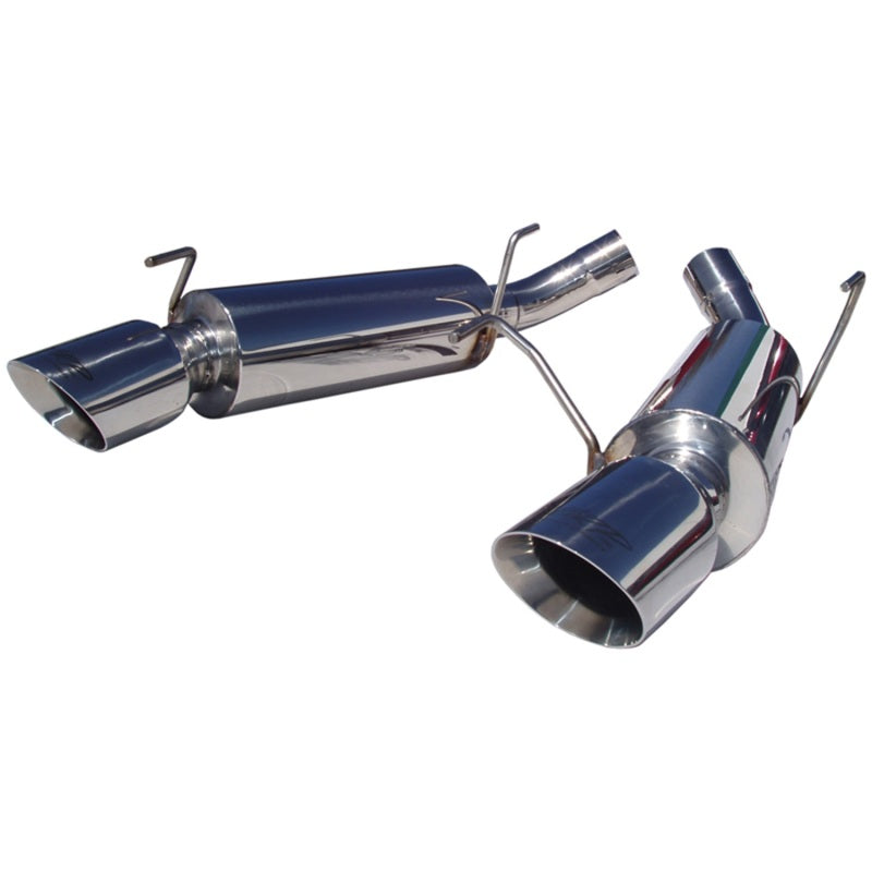 MBRP Ford Mustang GT 5.0/Shelby GT500 Dual Mufflers Axle Back Split Rear T304