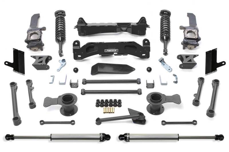 Fabtech 10-17 Toyota 4Runner 4WD 6in Perf Sys w/Dl 2.5C/O & 2.25