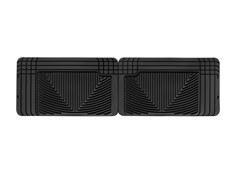WeatherTech GMC Rally Van Rear Rubber Mats - Black