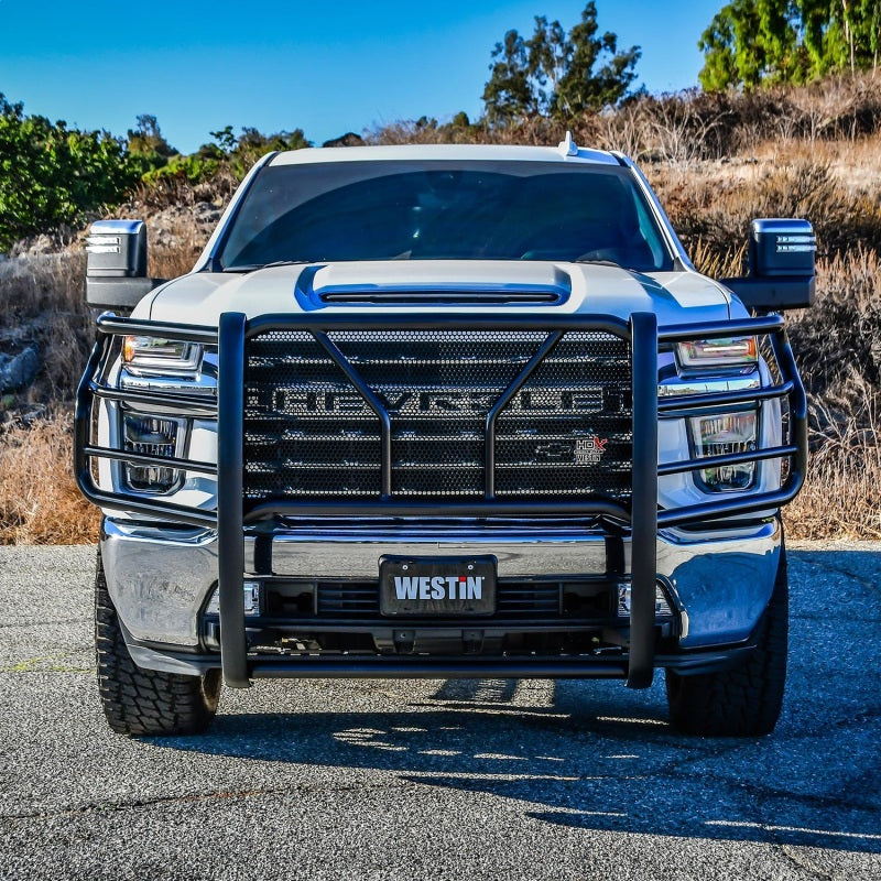 Westin 20+ Chevrolet Silverado 2500/3500 HDX Modular Grille Guard - Black