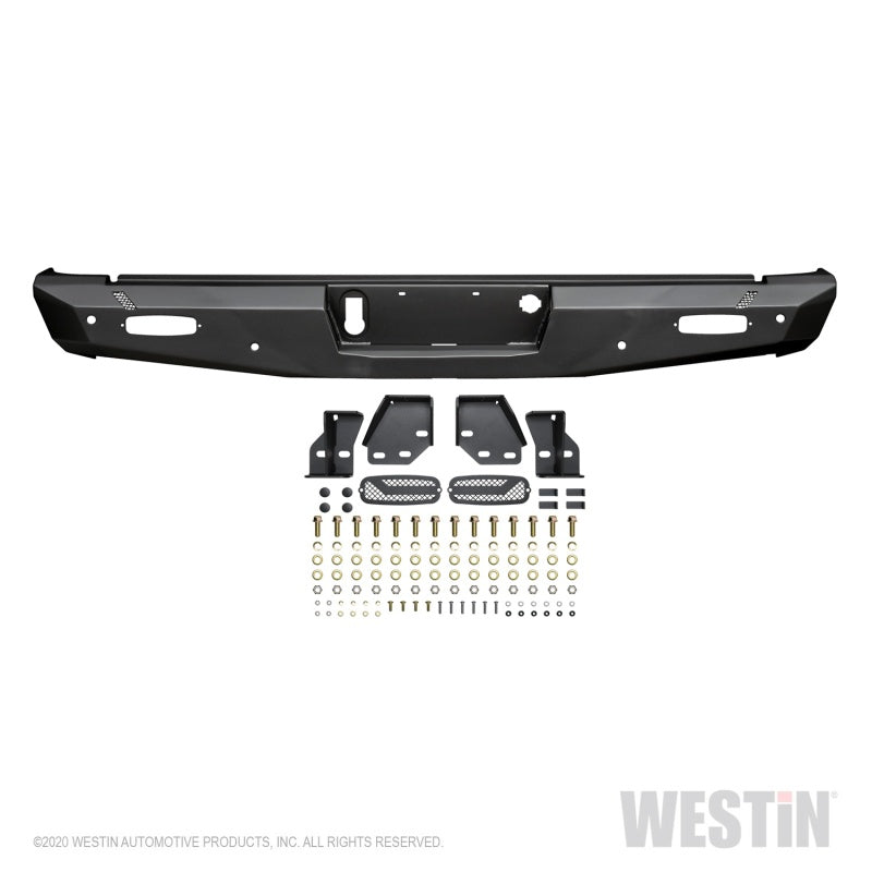 Westin 14+ Chevy Silverado 1500 Pro-Series Rear Bumper - Textured Black
