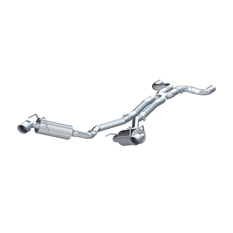 MBRP Chevrolet Camaro V6 3.6L Dual Cat Back Round Tips   (11 Conv. MUST purchase mbrpAD1710)