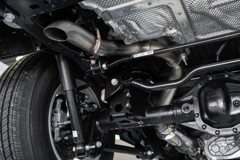 MBRP Jeep Wrangler JL 2.5in Single Rear Exit Cat Back Exhaust - T304