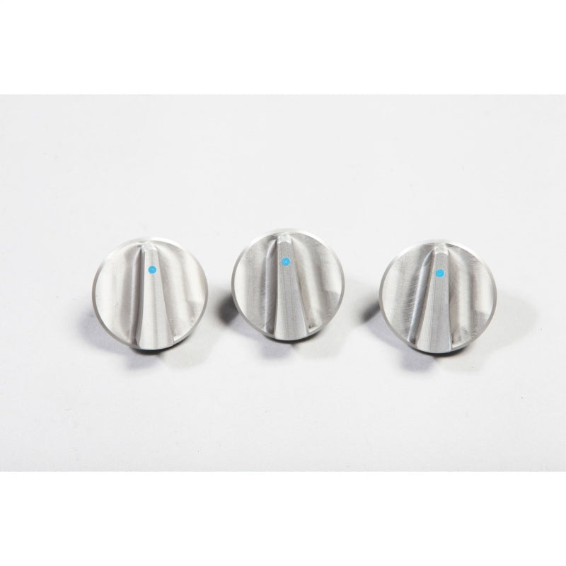 Rugged Ridge Alum Climate Control Knob Set Blue Jeep Wrangler JK