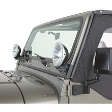 Load image into Gallery viewer, Rampage Jeep CJ5 Windshield Hinge Light Bracket - Black