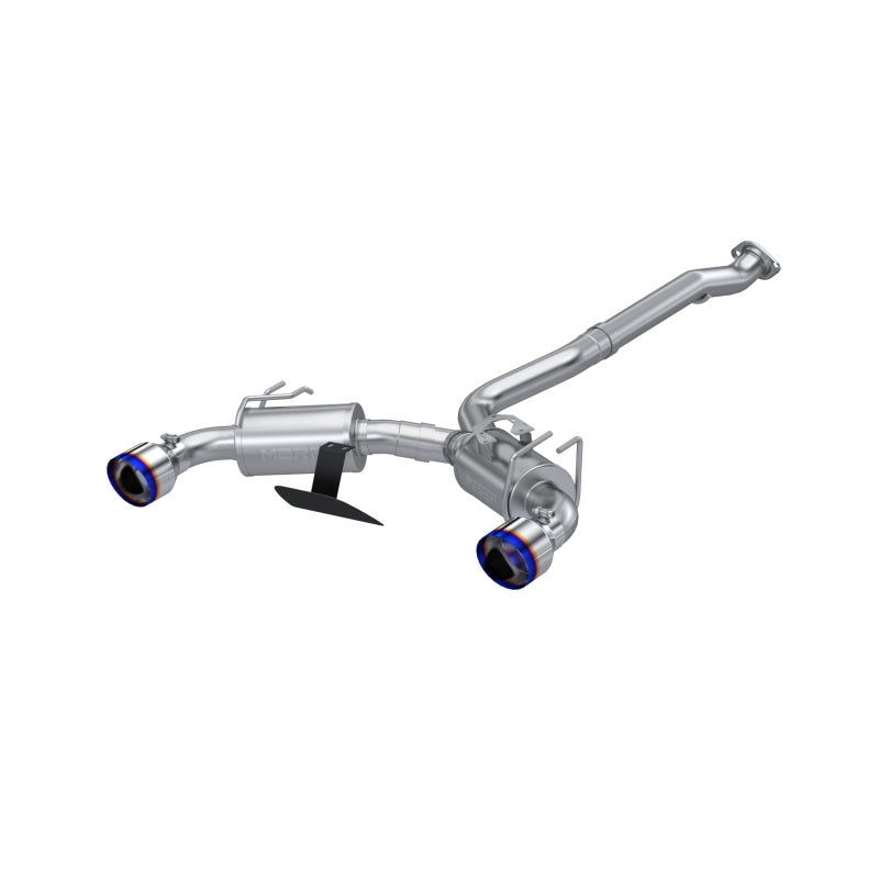 MBRP Toyota Corolla GR 1.6L T304 Stainless Steel 3in Cat-Back Dual Split Rear w/ Burnt End Tips