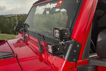 Load image into Gallery viewer, Rugged Ridge Jeep Wrangler TJ/LJ 3in Square Dual A-Pillar LED Kit