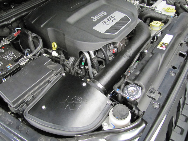 K&N Jeep Wrangler V6 3.6L Performance Intake Kit