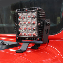 Load image into Gallery viewer, Go Rhino Jeep Wrangler JL/JLU/Gladiator JT Light Mount - 6in Q4 Series