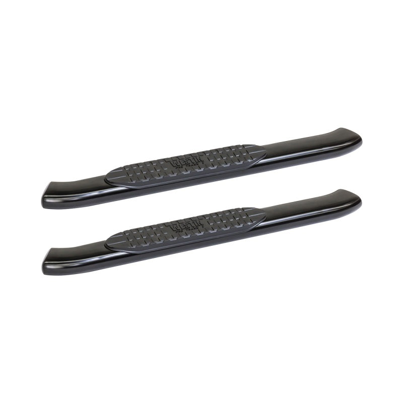 Westin 2014+ Chevy Silverado 1500 Reg Cab PRO TRAXX 5 Oval Nerf Step Bars - Black