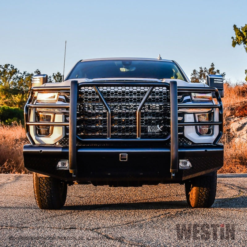Westin 20+ Chevrolet 2500/3500 HDX Bandit Front Bumper - Black