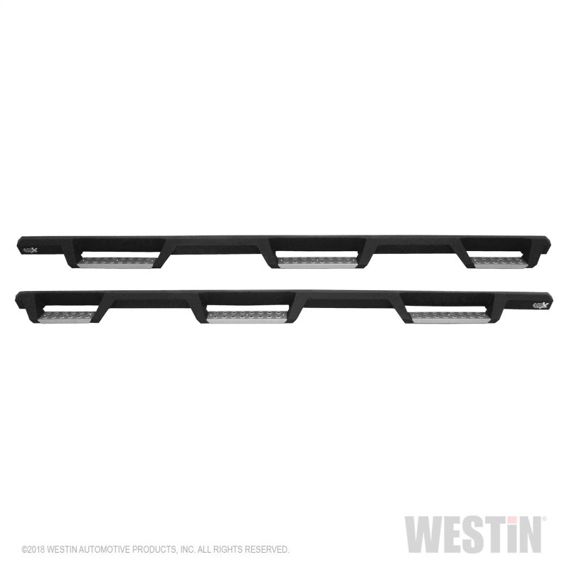 Westin 19+ 1500 Classic CC 5.5ft. Bed HDX Stainless Drop W2W Nerf Step Bars - Tex. Blk