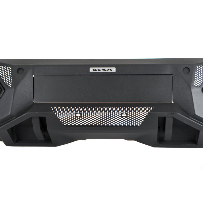 Go Rhino Ram 1500 (Excl. Rebel/Warlock/TRX) Element Front Bumper w/Pwr Bar - Tex. Blk