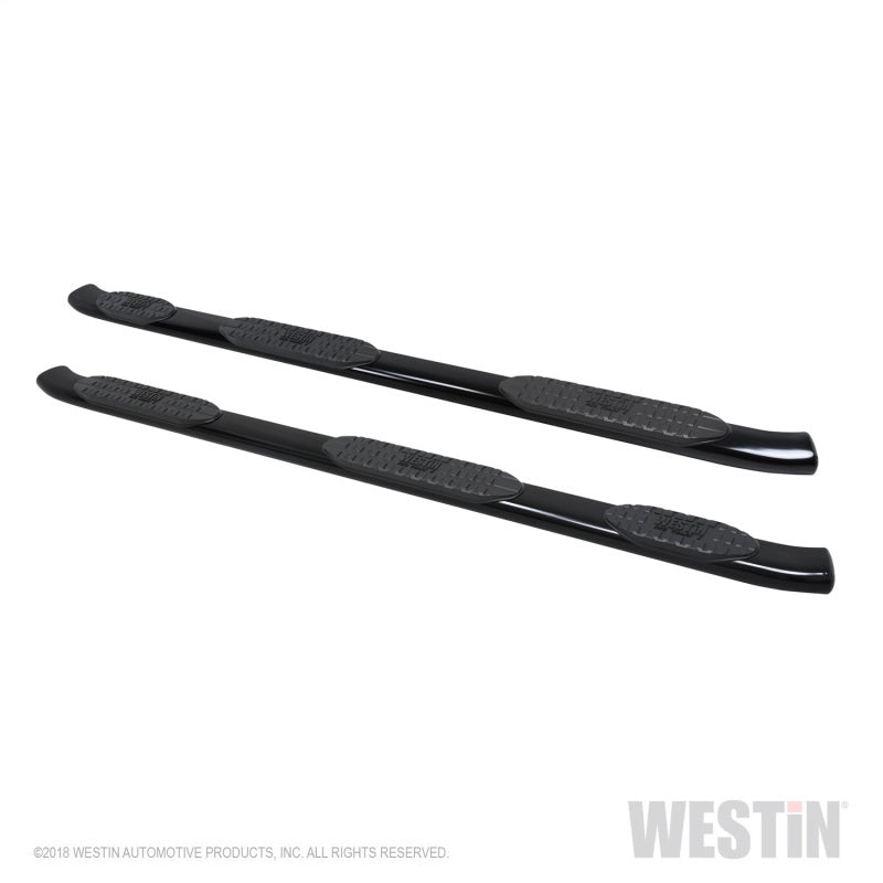 Westin Chevrolet Silverado/Sierra 1500 CC (5.5ft) PRO TRAXX 5 WTW Oval Nerf Step Bars - Black