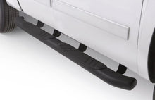 Load image into Gallery viewer, Lund Chevy Silverado 1500 Ext. Cab (Excl. 11-17 Diesel Model) 5in. Oval Bent Nerf Bars - Black