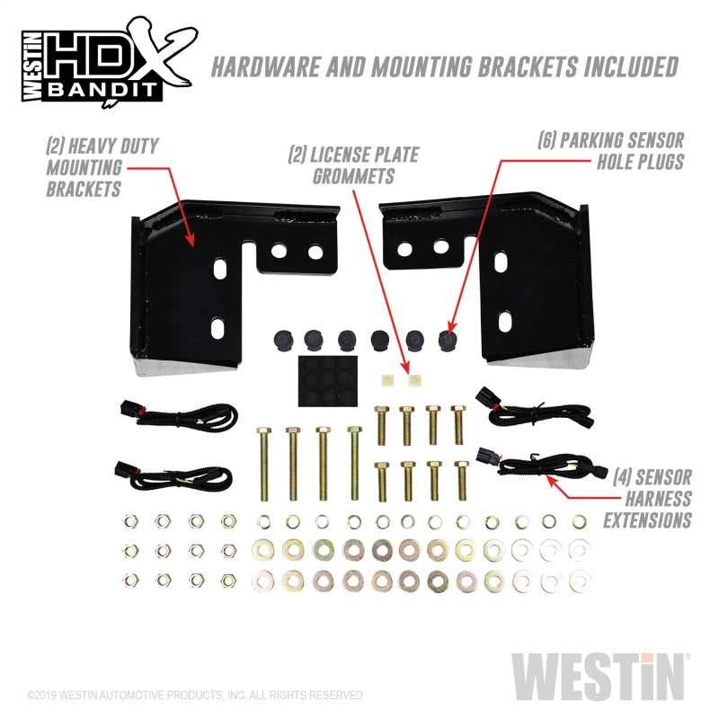 Westin 10+ RAM 2500/3500 HDX Bandit Front Bumper - Black