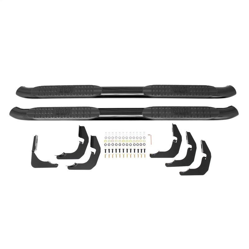 Westin Ford SuperCrew PRO TRAXX 4 Oval Nerf Step Bars - Black