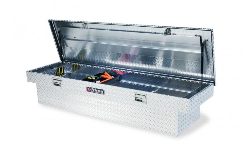 Lund Chevy CK Ultima Deep Single Lid Crossover Tool Box - Brite