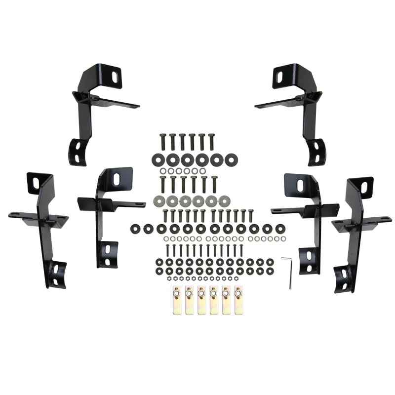 Westin Jeep Wrangler Unlimited 4dr E-Series 3 Nerf Step Bars - Black