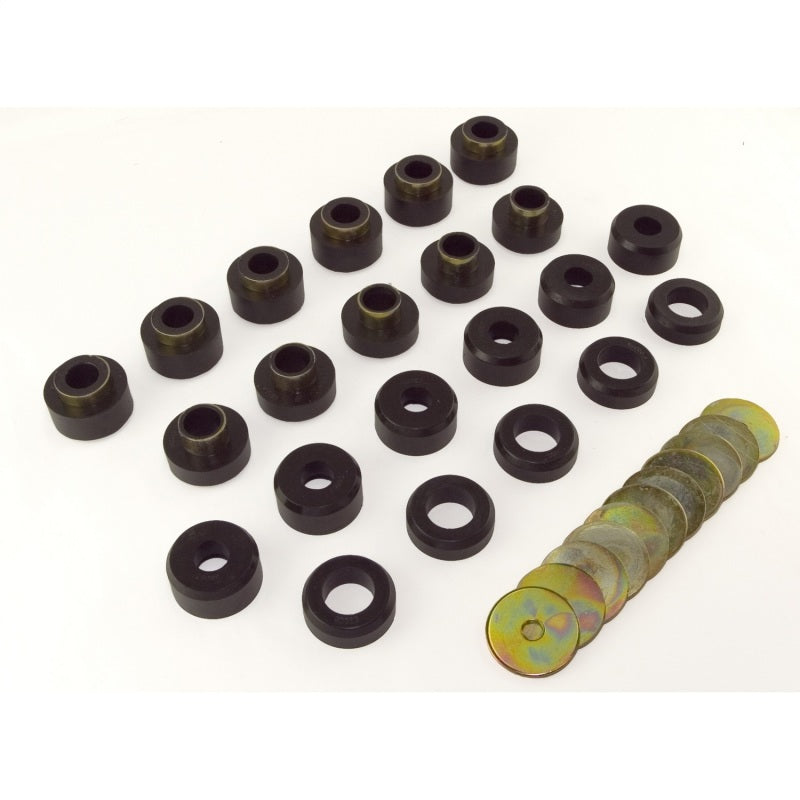 Rugged Ridge Body Mount Kit Black Jeep Wrangler