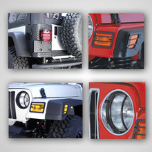 Load image into Gallery viewer, Rugged Ridge Euro Guard Light Kit Jeep Wrangler TJ