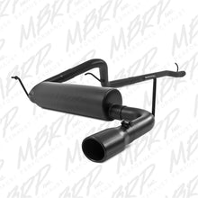 Load image into Gallery viewer, MBRP Jeep Wrangler/ Rubicon 3.6L Cat Back Single Rear Exit Black Exhaust