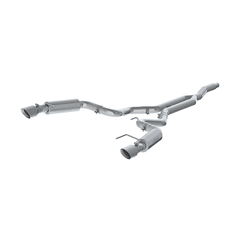 MBRP Ford Mustang EcoBoost 2.3L Alum 3in Cat Back Dual Split Rear Exit (Race Version)