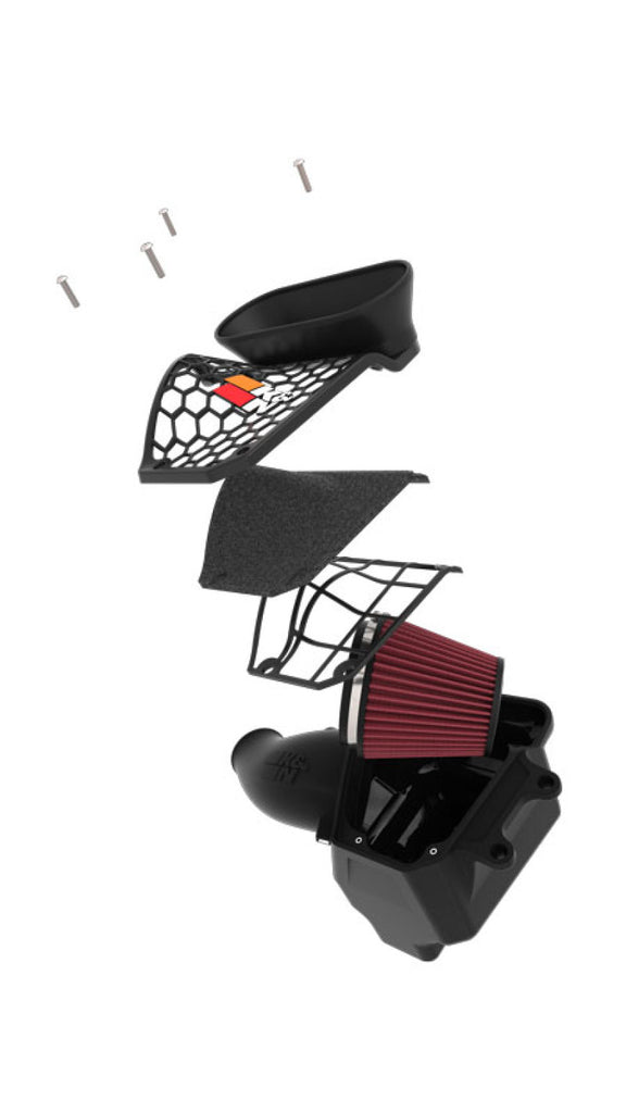K&N Jeep Wrangler JL V8-6.4L Aircharger Performance Intake
