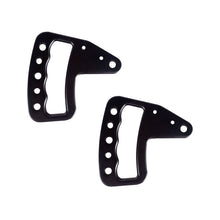Load image into Gallery viewer, Rugged Ridge Aluminum Grab Handles Front Pair Black Jeep Wrangler JK/JKU