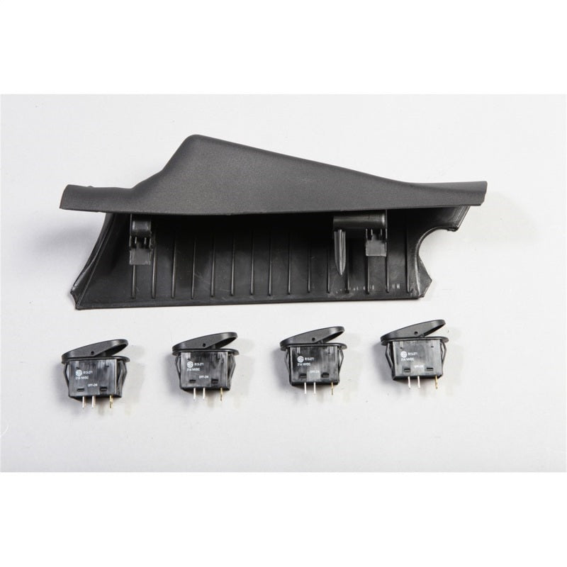 Rugged Ridge A-Pillar 4 Switch Pod Black RHD Jeep Wrangler JK