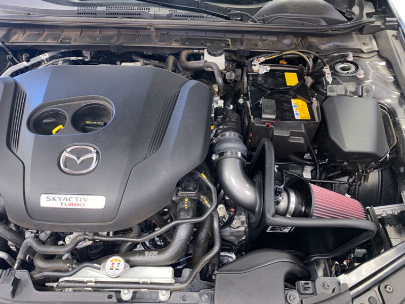 K&N Mazda 3 2.5L Turbo L4 Silver Typhoon Intake
