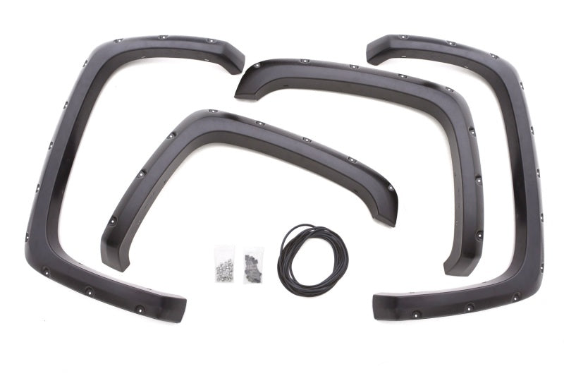 Lund Chevy Silverado 1500 RX-Rivet Textured Elite Series Fender Flares - Black (4 Pc.)