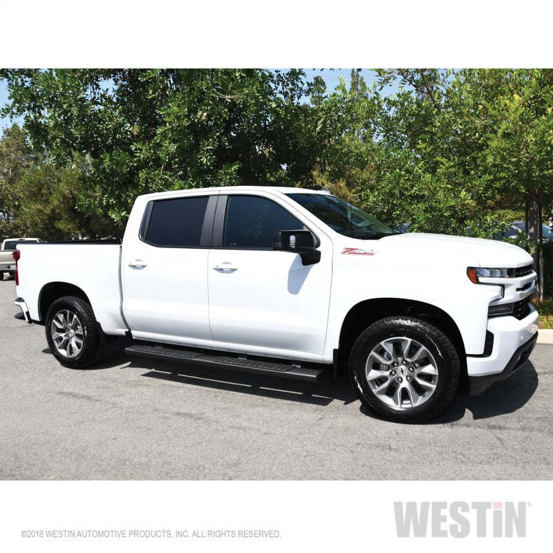 Westin Chevrolet Silverado/Sierra 1500 Crew Cab R7 Nerf Step Bars - Black