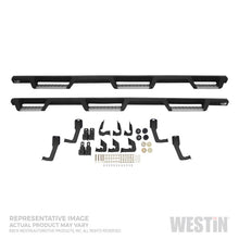 Load image into Gallery viewer, Westin 19+ 1500 Classic CC 5.5ft. Bed HDX Stainless Drop W2W Nerf Step Bars - Tex. Blk