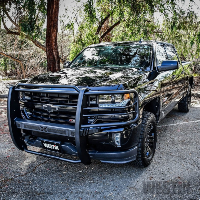 Westin 16+ Chevy Silverado 1500 Sportsman X Grille Guard - Textured Black