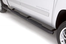 Load image into Gallery viewer, Lund Chevy Silverado 1500 Ext. Cab (6.5ft. Bed) 5in. Oval WTW Steel Nerf Bars - Black