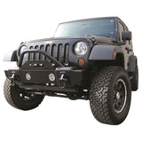 Rampage Jeep Wrangler(JK) Recovery Bumper Stubby Front - Black