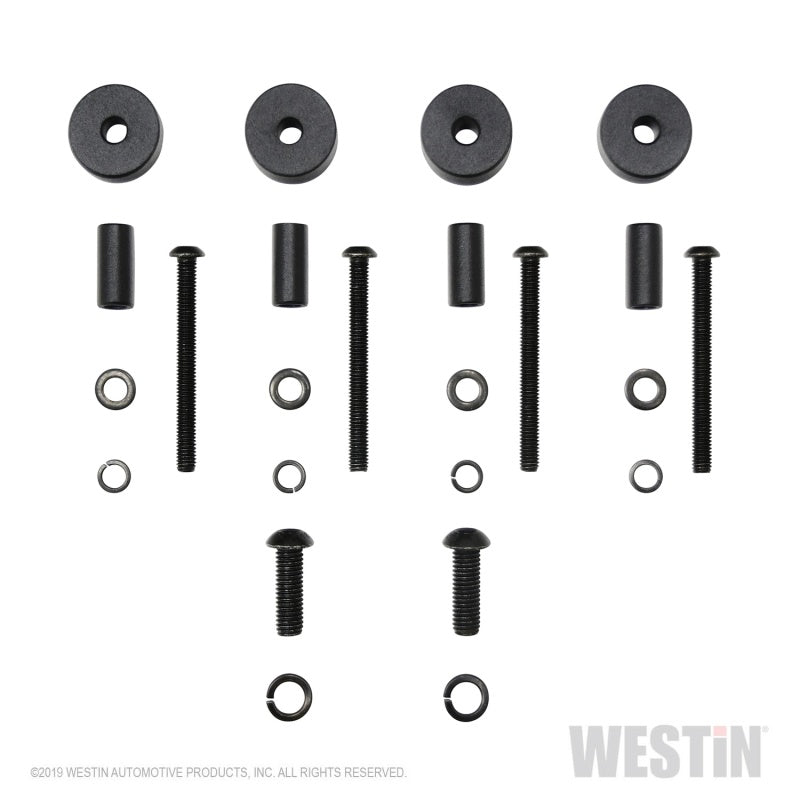 Westin 18+ Jeep Wrangler / 2020 Gladiator LED Cowl Mount - Textured Black