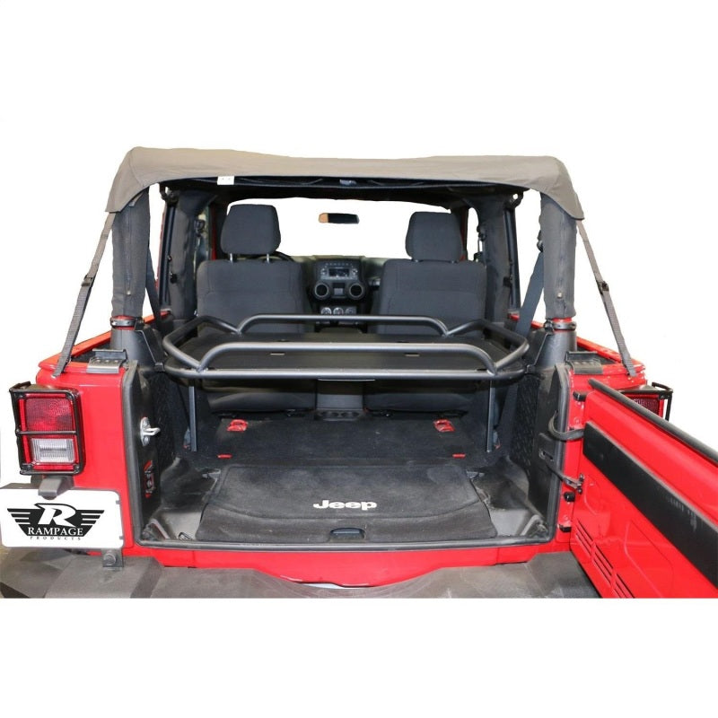 Rampage Jeep Wrangler(JK) Rear Sport Rack - Black