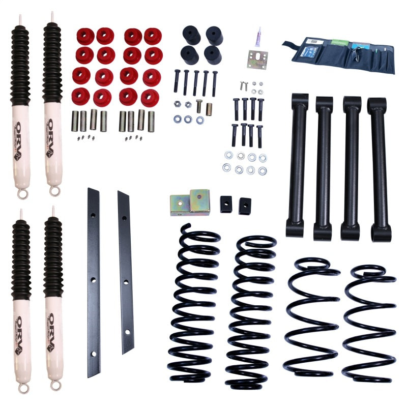 Rugged Ridge 2in Lift Kit with Shocks Jeep Wrangler TJ