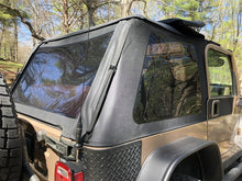 Load image into Gallery viewer, Rampage Jeep Wrangler (JL) Unlimited Frameless TrailView Fastback Soft Top Kit - Black Diamond